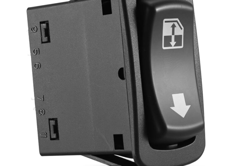 “Buy Peterbilt Cab Door Window Switch Replacement P27-6227, Black Electric Power Control”