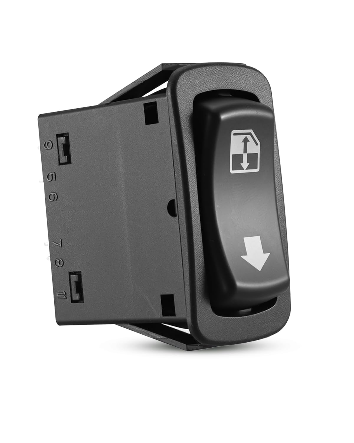 "Buy Peterbilt Cab Door Window Switch Replacement P27-6227, Black Electric Power Control"