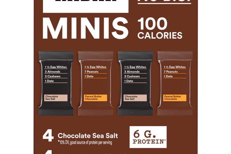 RXBAR Minis Variety Pack Protein Bars, 8 Count, 7.3oz Protein Snack Box – Cheap