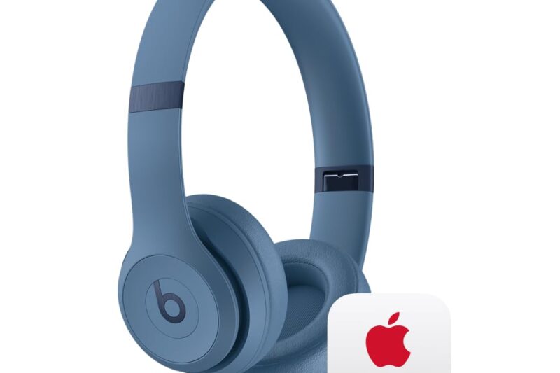 Best Price Beats Solo 4 Wireless On-Ear Bluetooth Headphones – 50-Hour Battery, Ultra-Lightweight, Powerful Balanced Sound, Apple & Android Compatible – Slate Blue