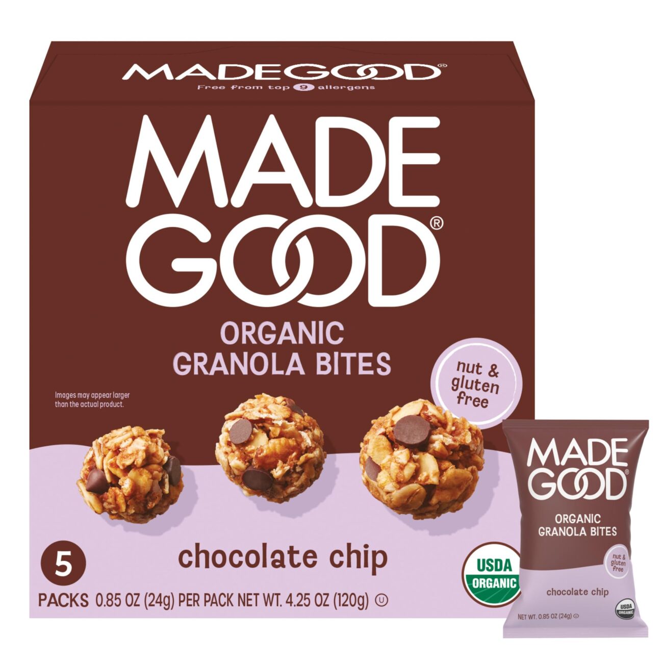 Best Price MadeGood Organic Chocolate Chip Granola Bites