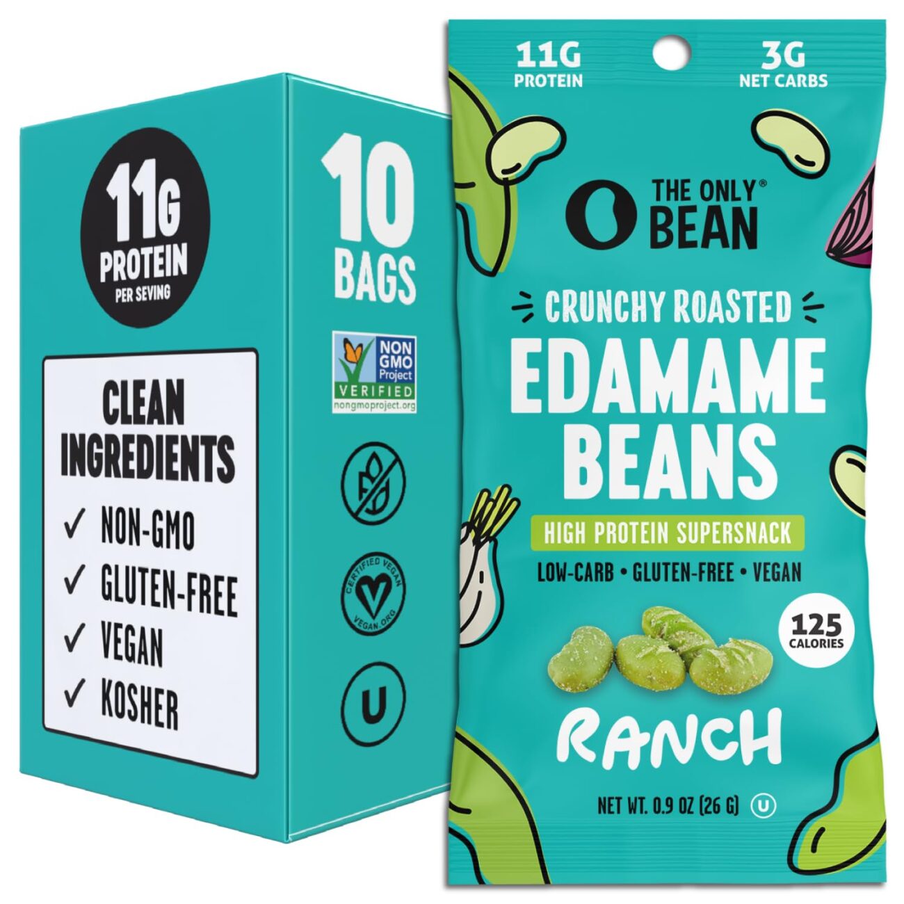 Best Price The Only Bean Crunchy Dry Roasted Edamame Snacks