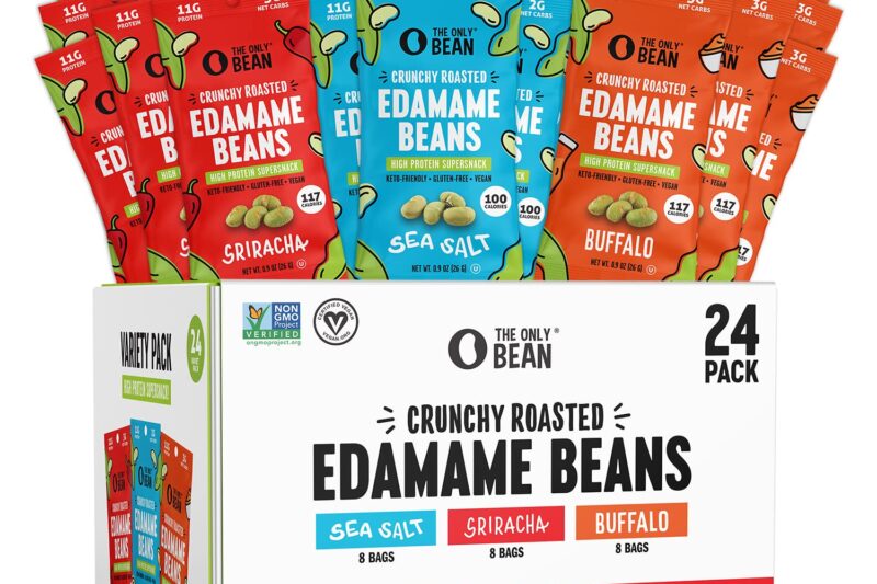 Best Price The Only Bean Crunchy Roasted Edamame Variety Pack
