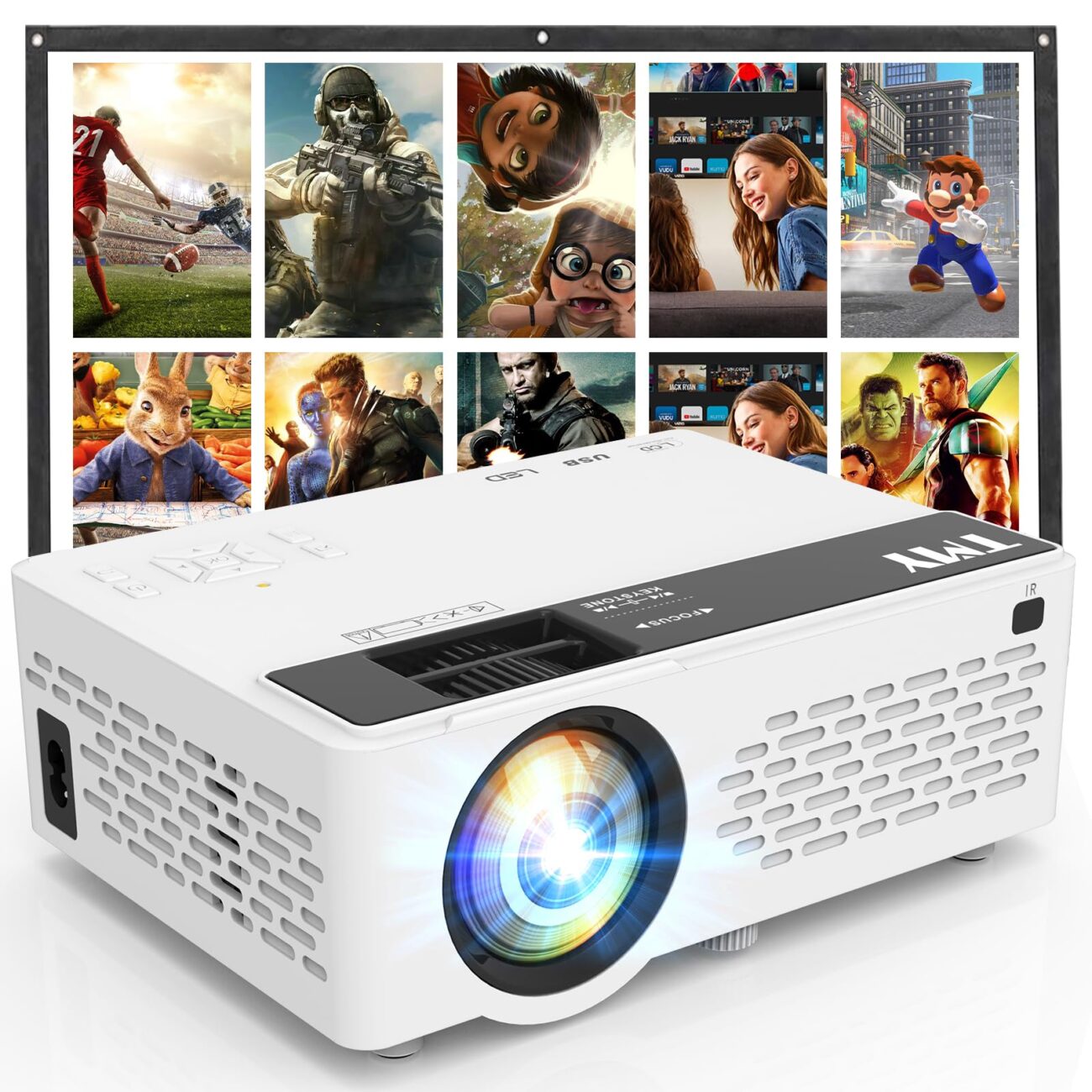 "Best Price TMY 1080P Full HD Portable Mini Projector"