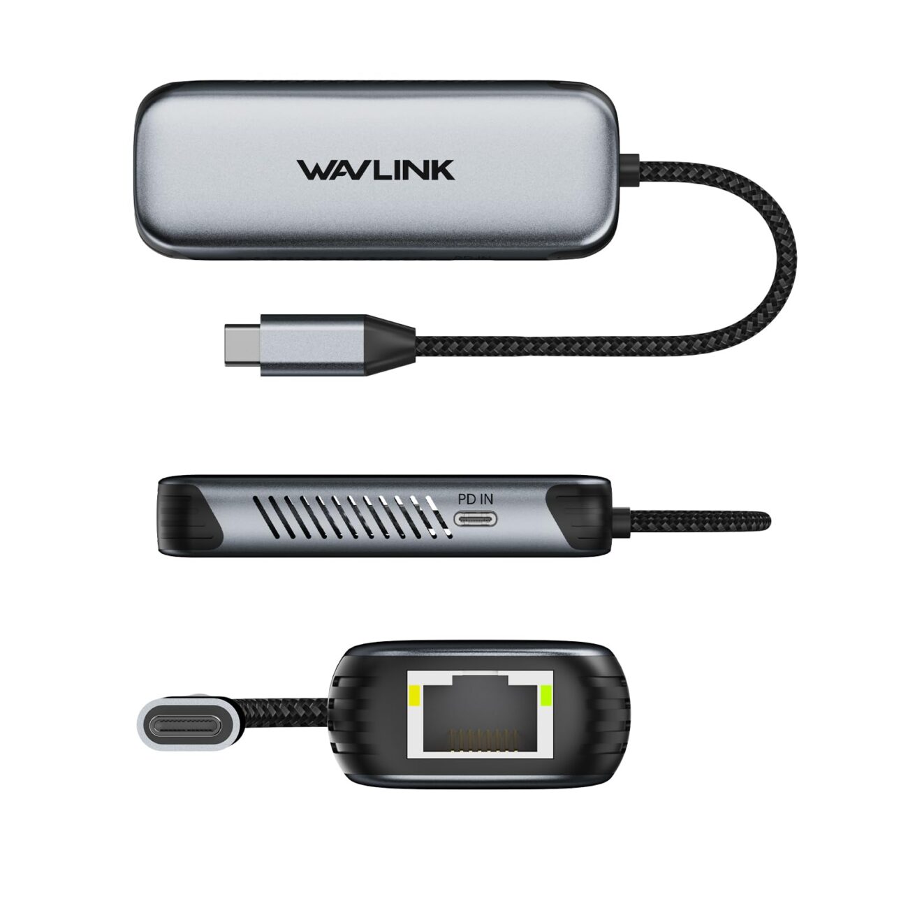 "Best Price WAVLINK 5G USB-C Ethernet Adapter with 95W PD, 5Gbps RJ45 Network Adapter for MacBook M1–M5, iPhone 15/16/17, iPad, Windows Laptop, Plug & Play