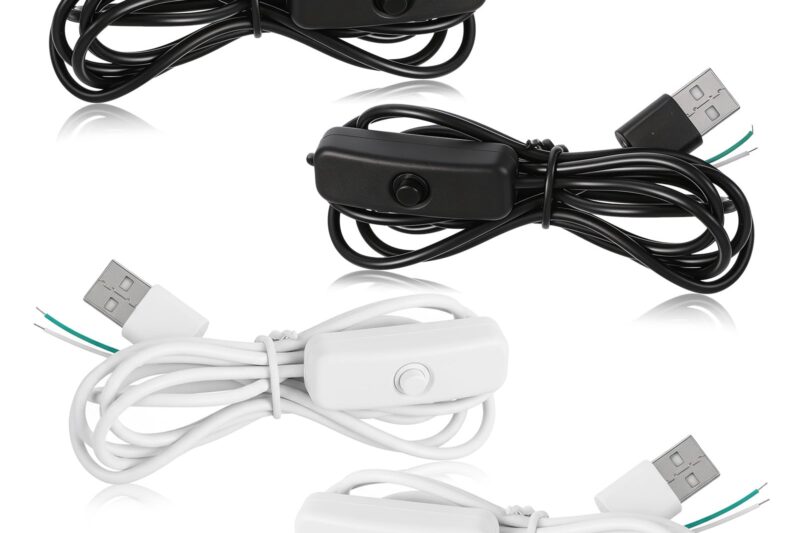 “Top Rated Bruislard 4-Pack USB Extension Cables with On/Off Switch”