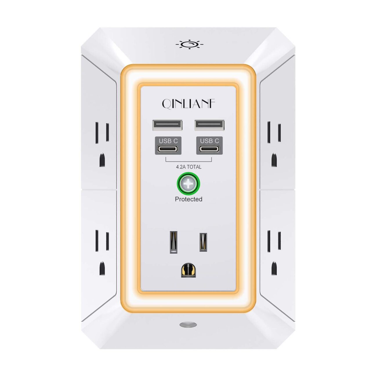 "Top Rated QINLIANF 5-Outlet Wall Charger"