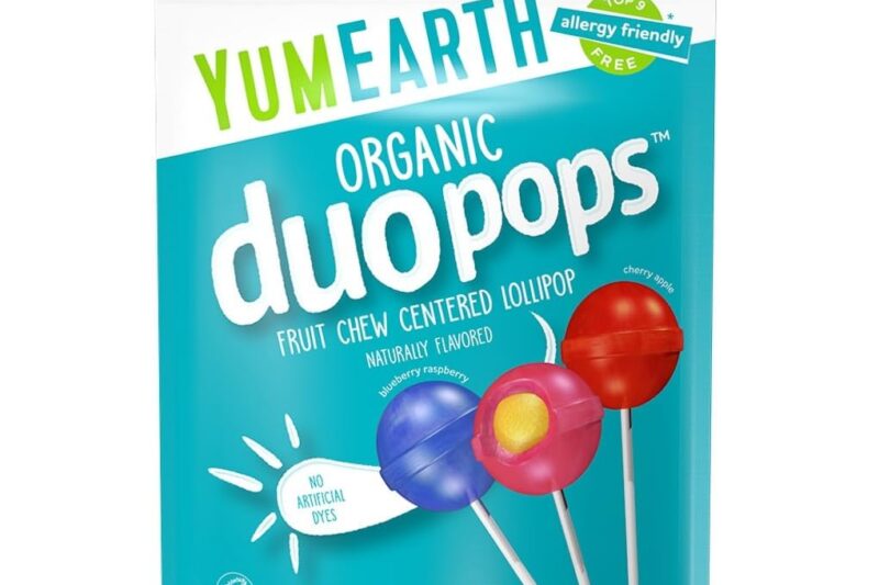 Top Rated YumEarth Organic Duo Pops, Fruit Chew Center Lollipops