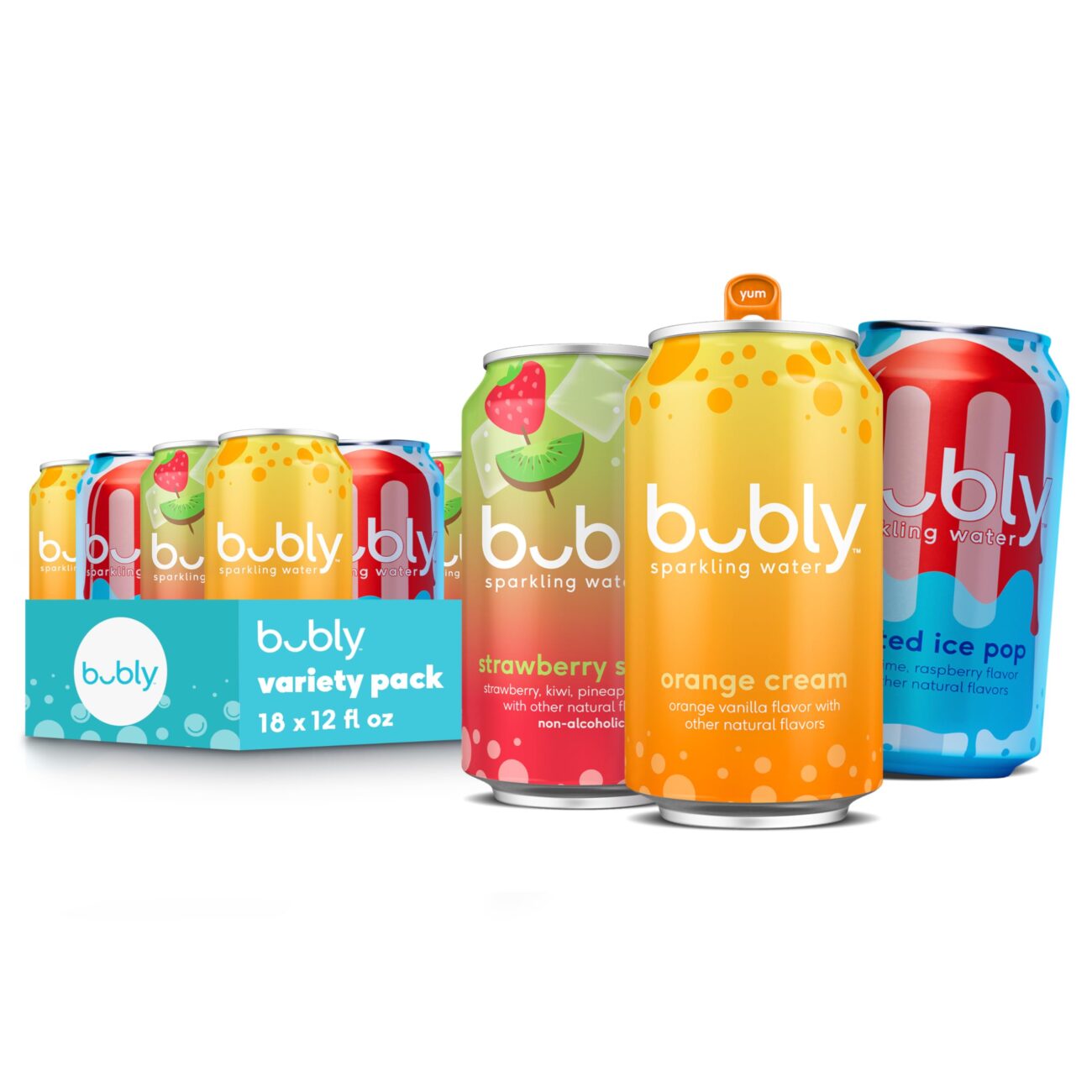 Best bubly Sparkling Water Variety Pack.