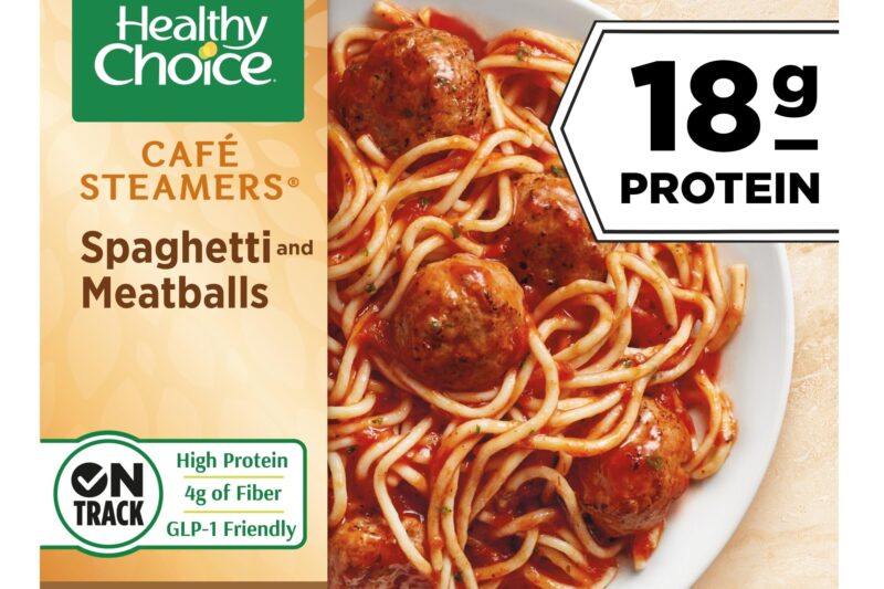Best Price Healthy Choice Cafe Steamers Spaghetti & Meatballs Frozen Dinner, 9.5 oz