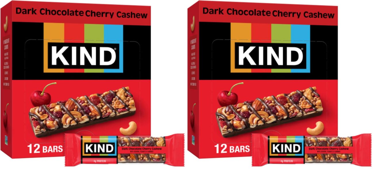 Best Price KIND Dark Chocolate Nuts & Sea Salt Healthy Snack Bars