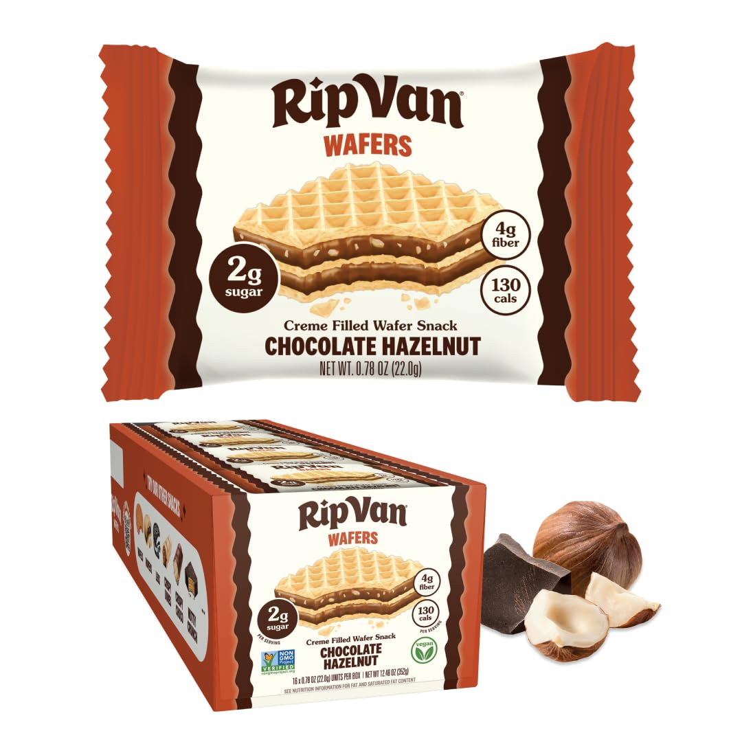 Best Price Rip Van Chocolate Hazelnut Keto Wafer Cookies