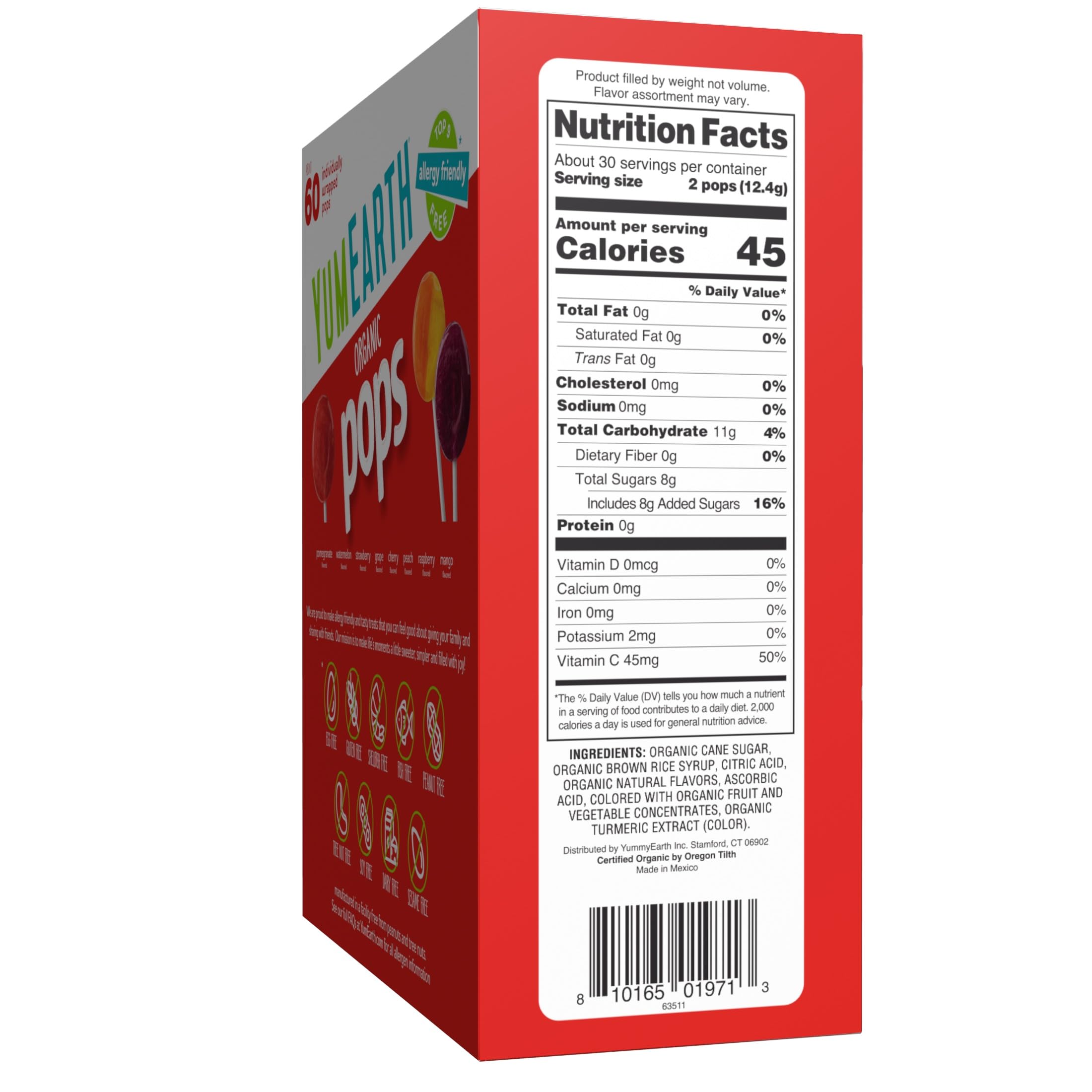 Best Price YumEarth Organic Fruit Flavored Lollipops