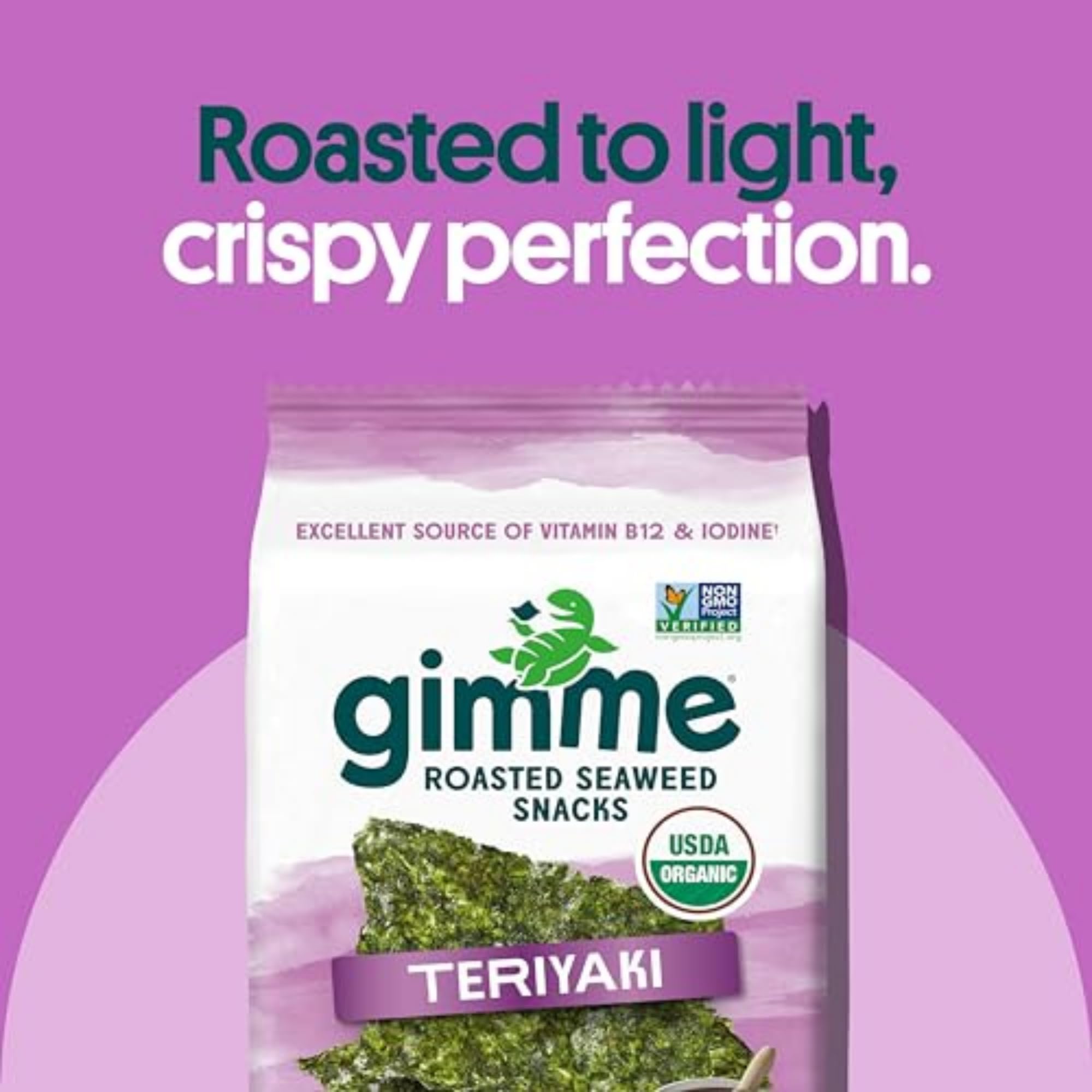 Cheap 6-Pack CT Teriyaki Organic Roasted Seaweed Snacks