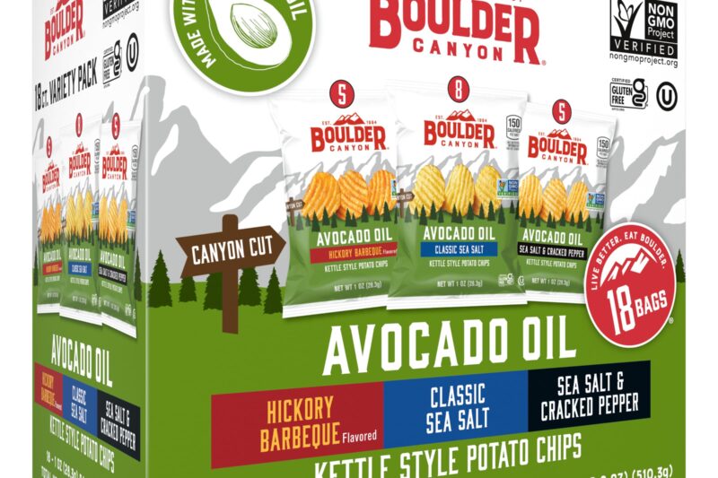 Cheap Boulder Canyon Avocado Oil Potato Chips Variety Pack