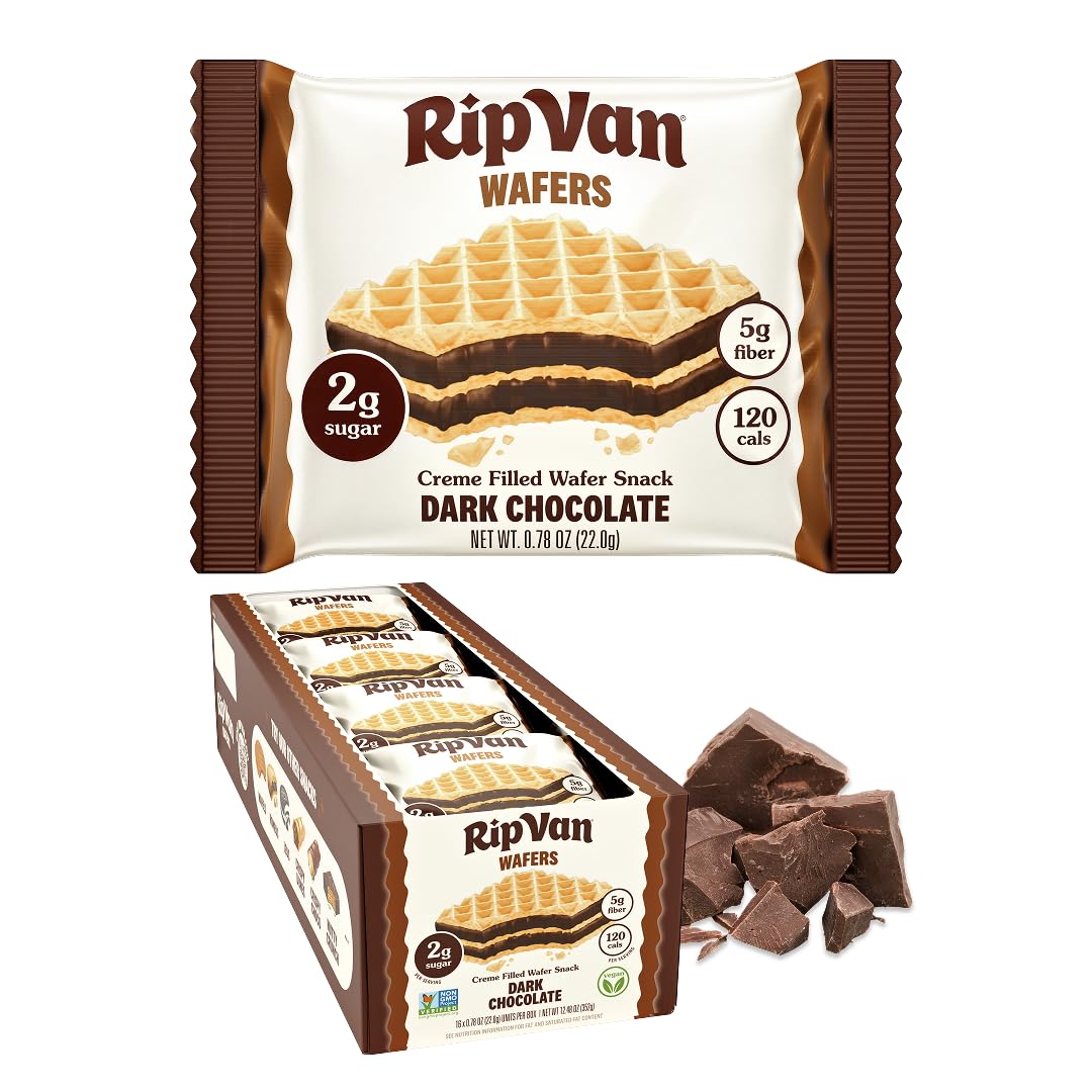 Cheap Rip Van Dark Chocolate Wafer Cookies.