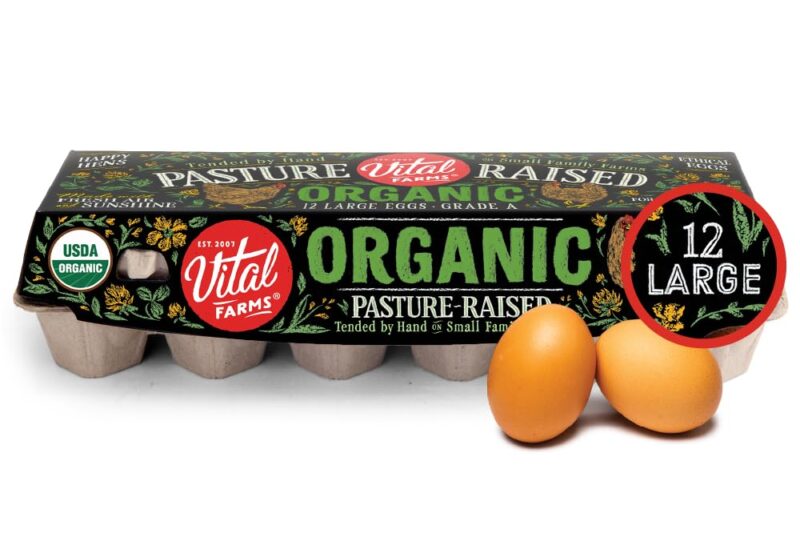Cheap Vital Farms Organic Pasture-Raised Large Eggs, 12 Count