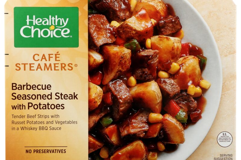 Discount Healthy Choice Café Steamers BBQ Seasoned Steak & Potatoes Frozen Meal