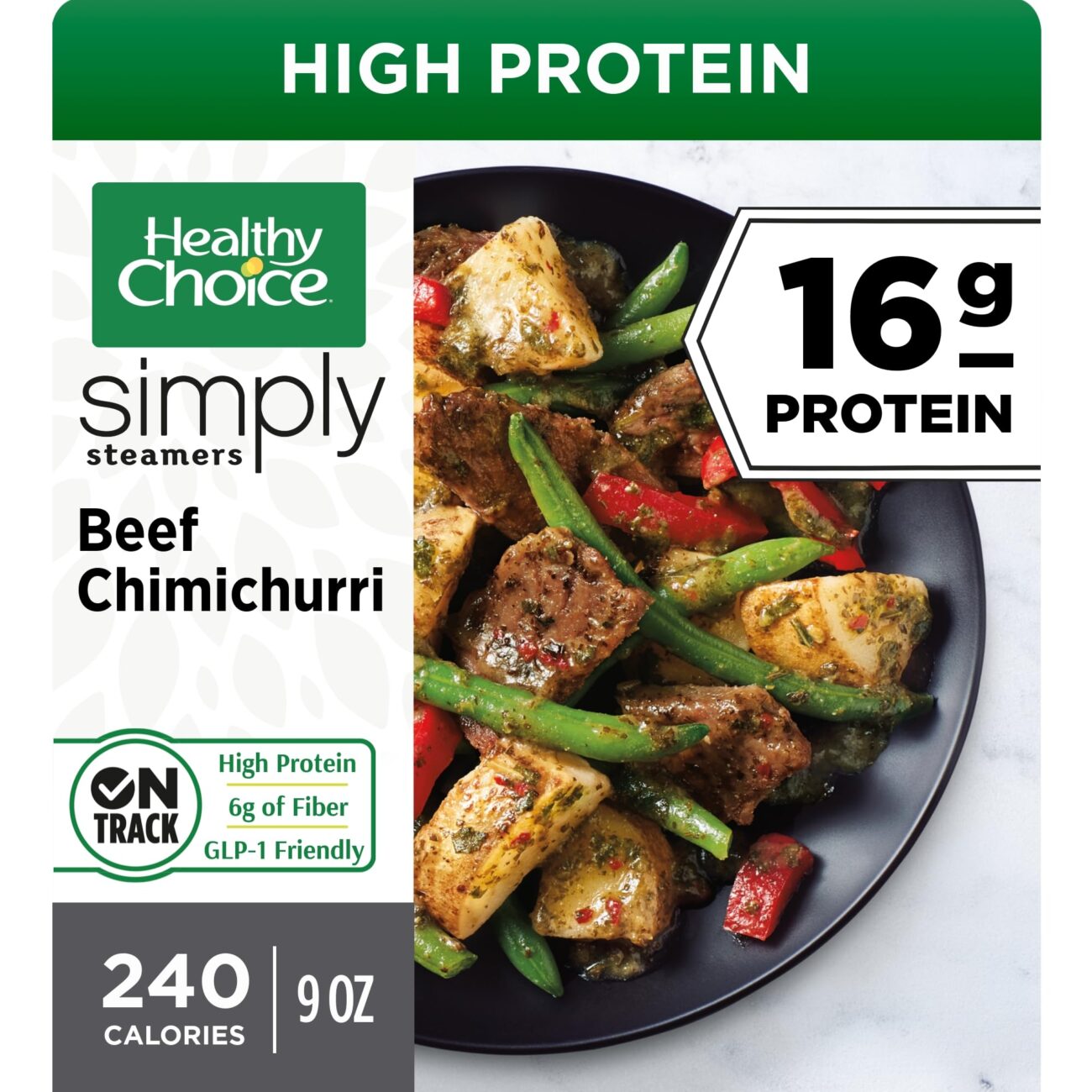 Healthy Choice Simply Steamers Beef Chimichurri Frozen Meal, 9 oz - Best Price