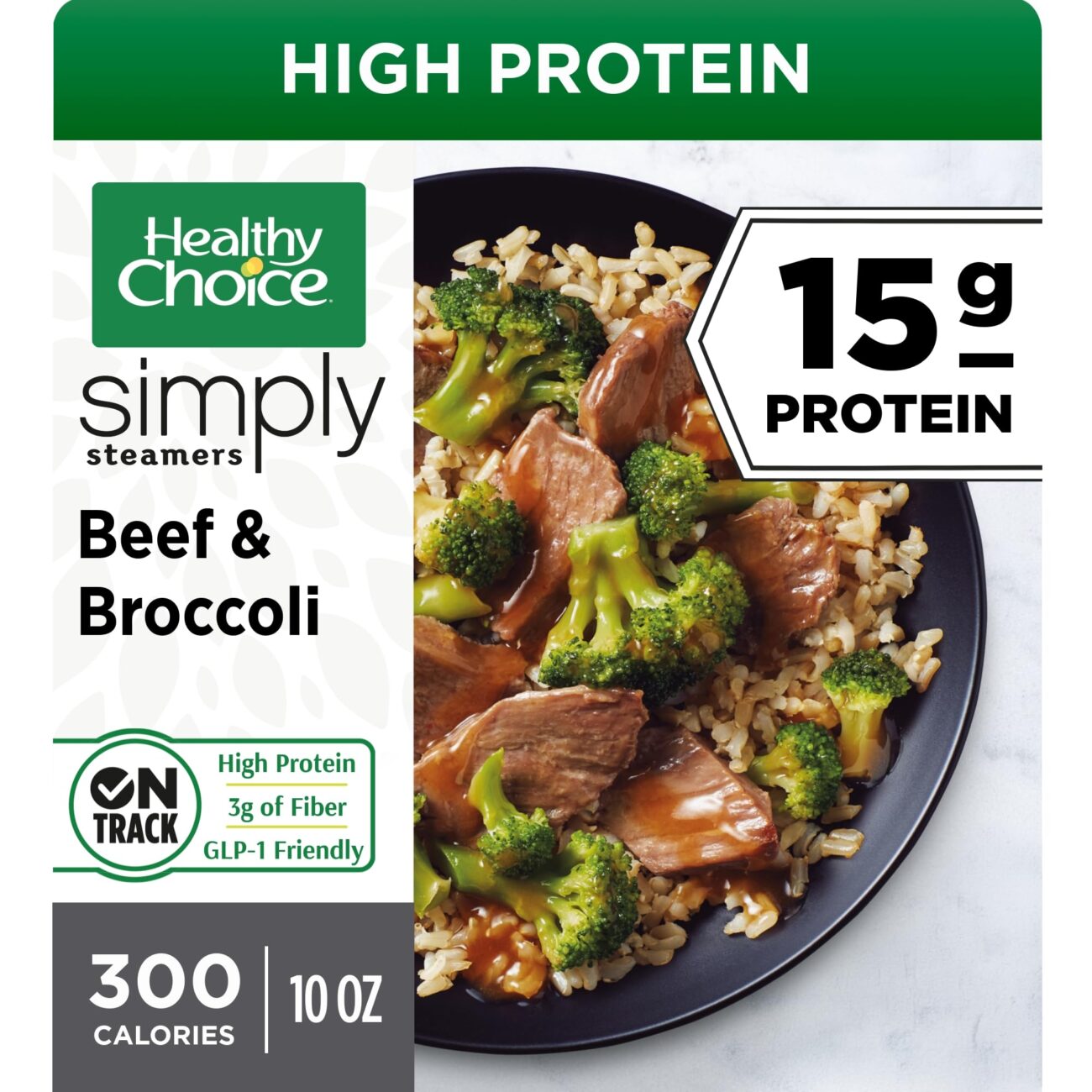 Top Rated Healthy Choice Simply Steamers Beef & Broccoli Frozen Dinner