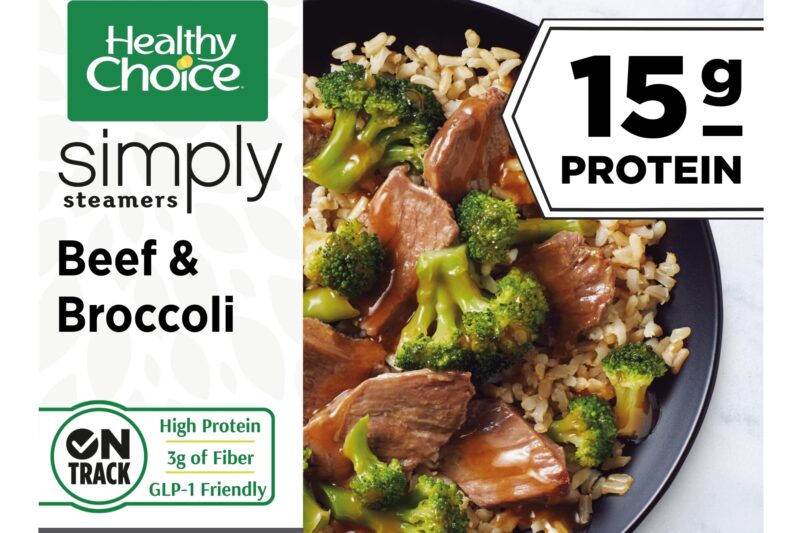 Top Rated Healthy Choice Simply Steamers Beef & Broccoli Frozen Dinner