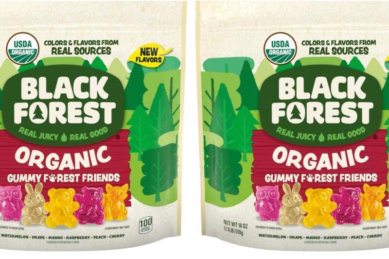 Best Price Black Forest USDA Organic Gummy Bears – 65 Pouches – 0.8 Oz Each