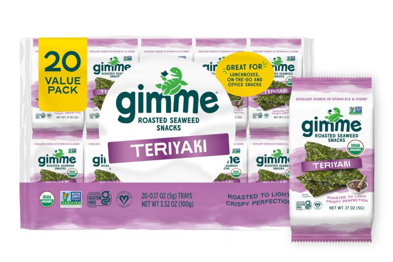 Best Price Gimme 20-Count CT Organic Seaweed Snacks, Sea Salt & Avocado Oil, 4.5g