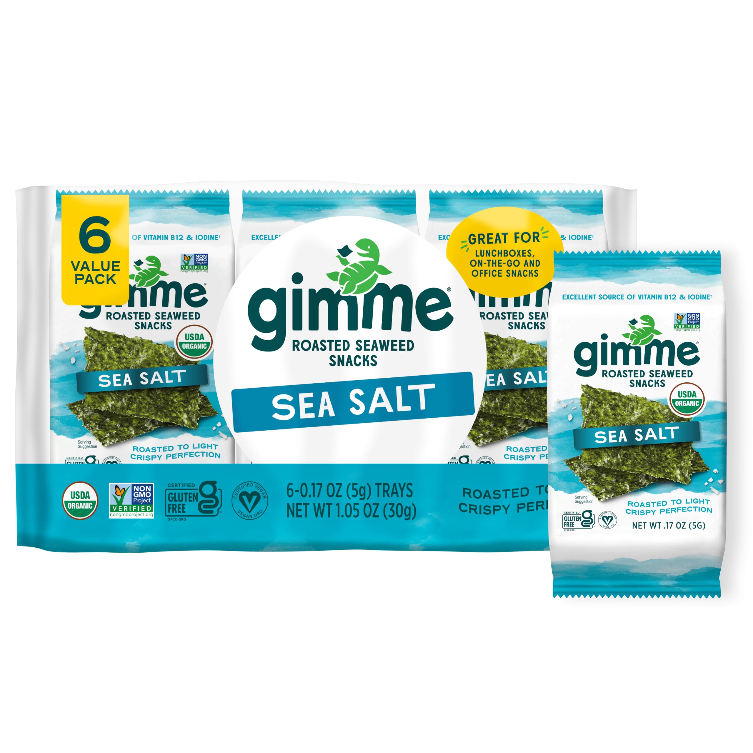 Best Price Gimme Seaweed Organic Premium Roasted Seaweed Snacks