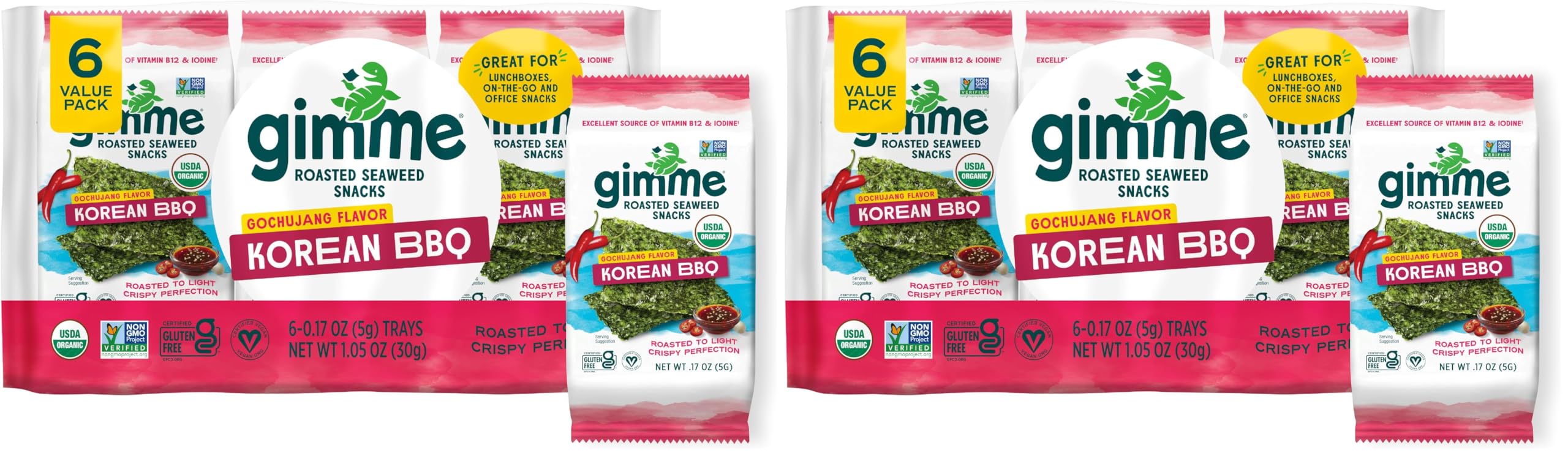 Best Price Gimme Seaweed Organic Premium Roasted Seaweed Snacks