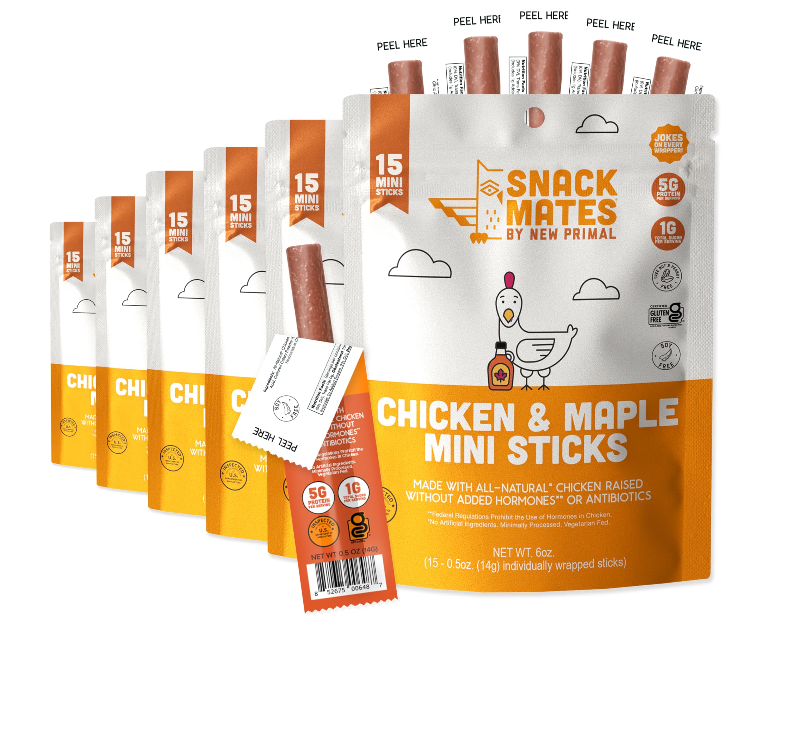 Best Price Primal Snack Mates Chicken & Maple Mini Meat Sticks