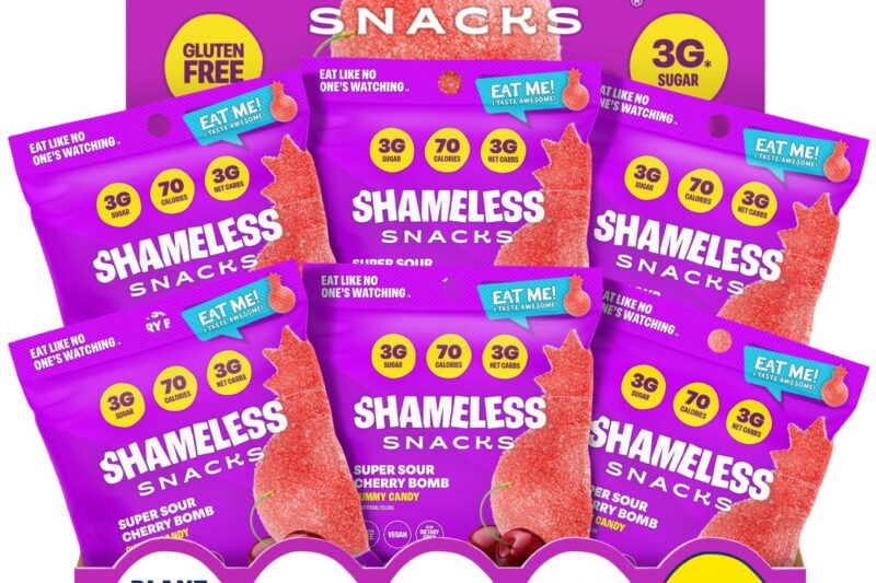 Best Price Shameless Snacks Sour Candy & Fruit Snacks Variety Pack – Keto Gummy Worms & Bears, Bulk, 3g Sugar, Gluten Free, Vegan, for Kids & Adults