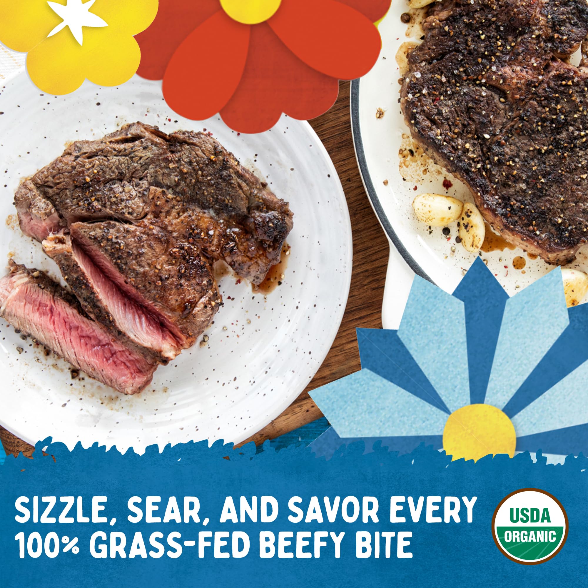 Free Trial Verde Farms Organic Grass-Fed Beef Sirloin Steaks