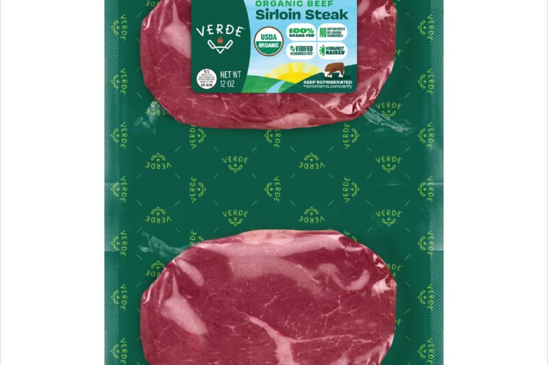 Free Trial Verde Farms Organic Grass-Fed Beef Sirloin Steaks