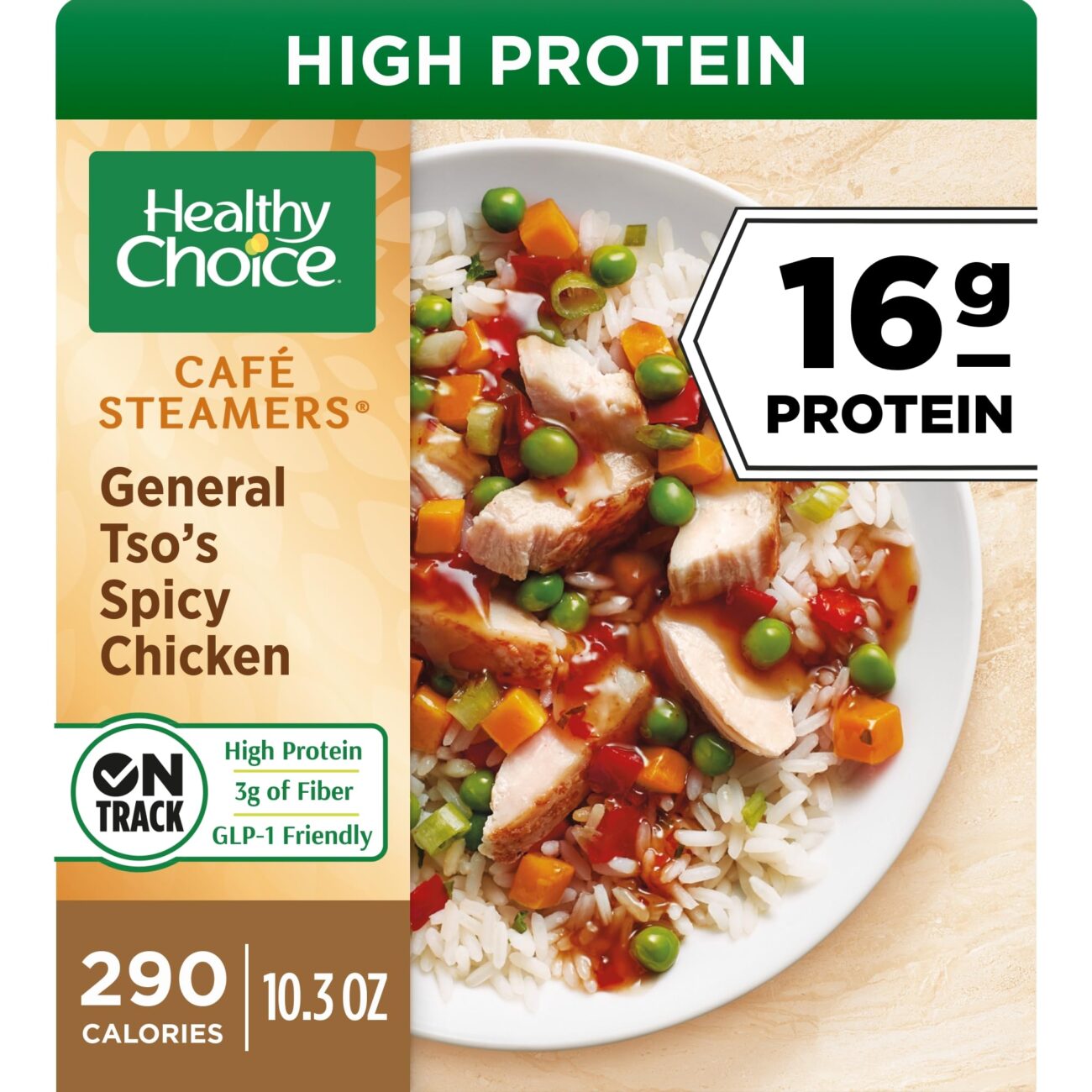 Review Healthy Choice Cafe Steamers General Tso's Spicy Chicken