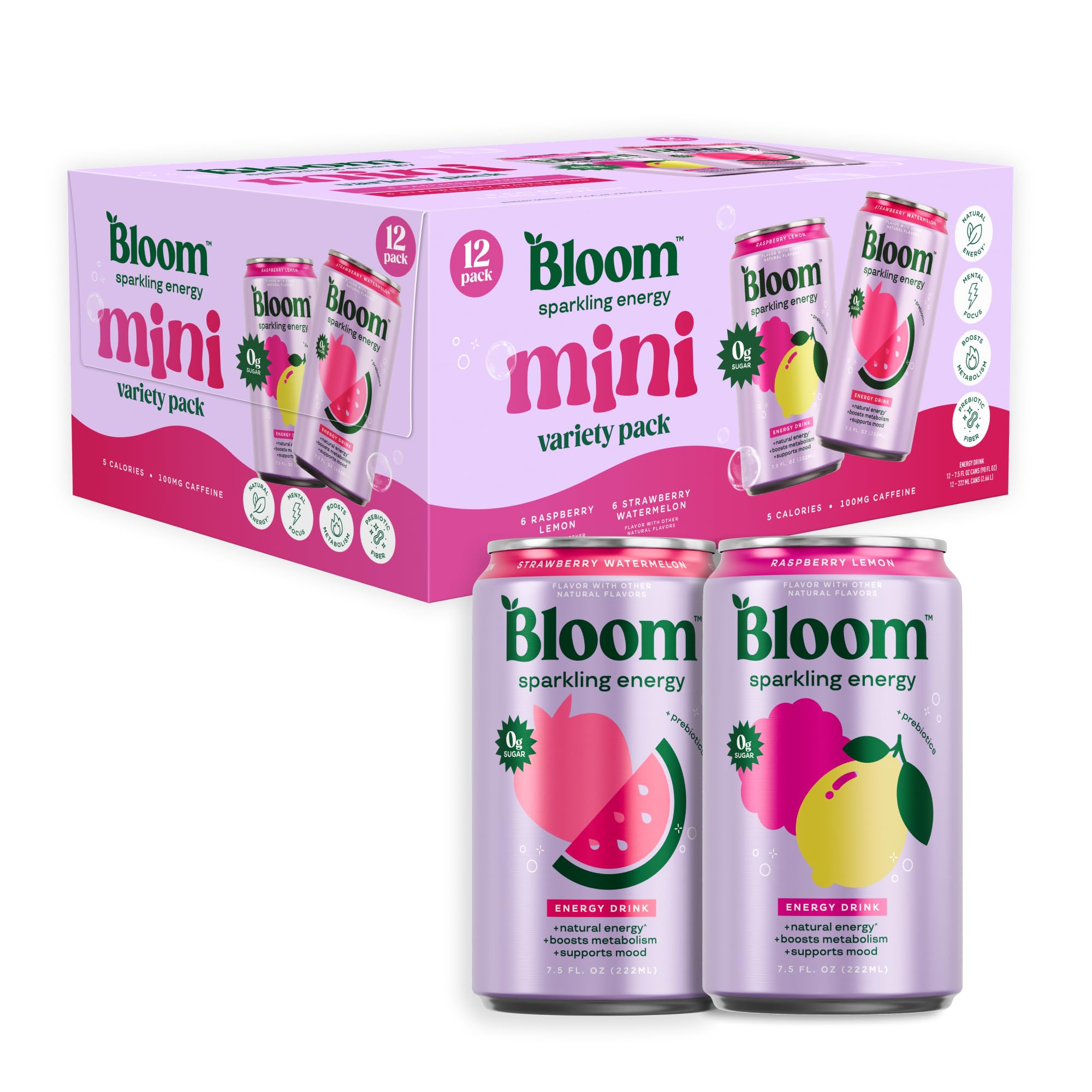 Top Rated Bloom Nutrition Zero Sugar Apple Crisp Energy Drink