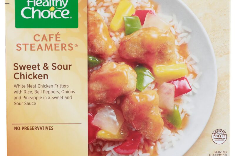 Top Rated Healthy Choice Café Steamers Sweet & Sour Chicken Frozen Meal